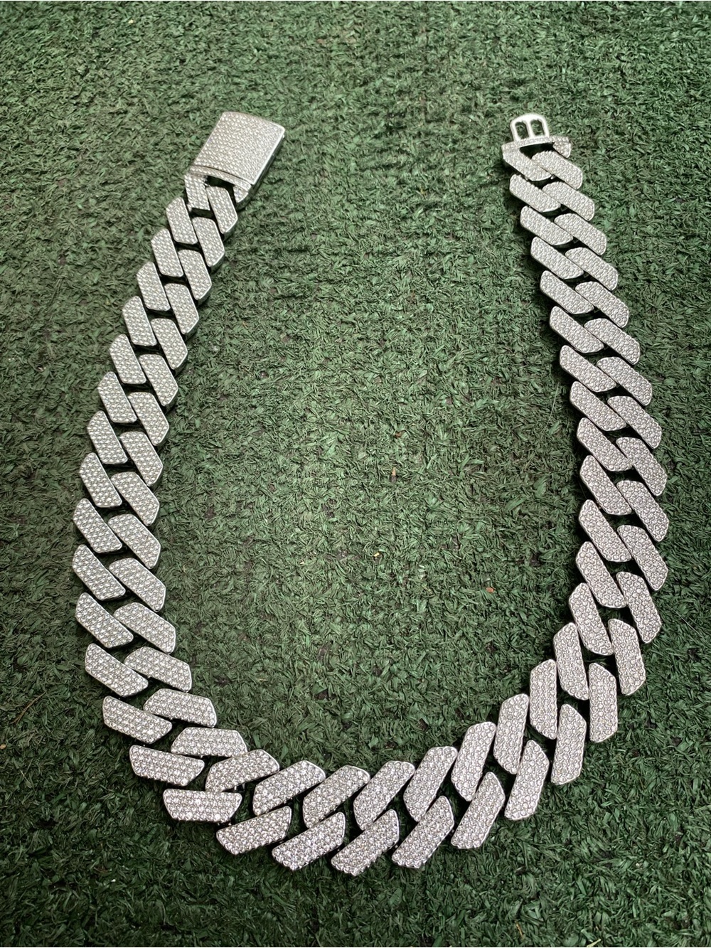 Silver Cuban Link Necklace